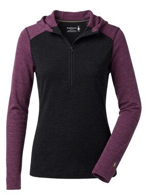 Smartwool Women's Classic Thermal Merino Base Layer 1/2 Zip Hoodie